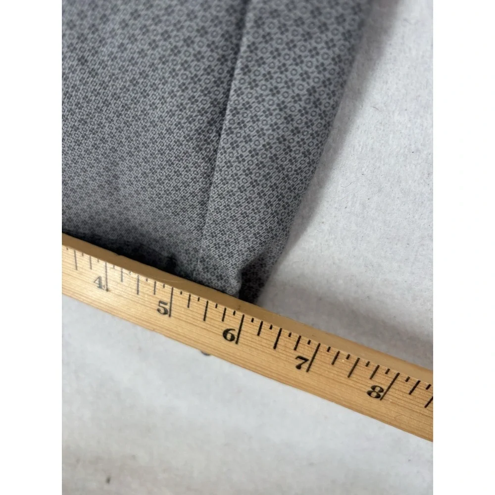 Banana Republic Mason Chino Pants Gray Geometric Stretch Men's 32x31 Slim Casual